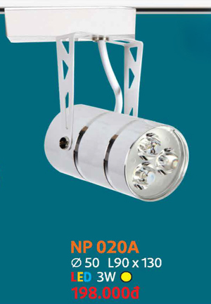 Đèn LED thanh ray NP020A LED 3W