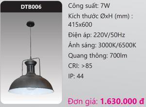 Đèn led treo thả trang trí Duhal DTB006 - 7W