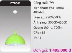 Đèn led treo thả trang trí Duhal DTB003 - 7W