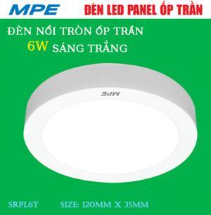 Đèn led tròn nổi MPE SRPL-6T 6W