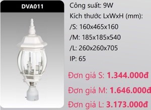 Đèn led trụ cổng Duhal DVA011 - 5W