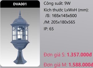 Đèn Led trụ cổng DVA001