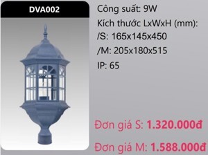 Đèn Led trụ cổng DVA002