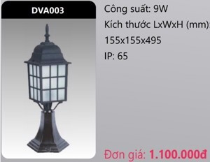 Đèn Led trụ cổng DVA003