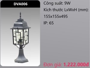 Đèn Led trụ cổng DVA006