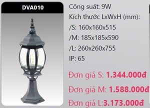 Đèn Led trụ cổng DVA010 5W