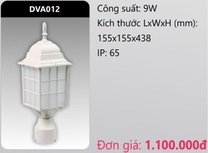 Đèn Led trụ cổng DVA012 5W