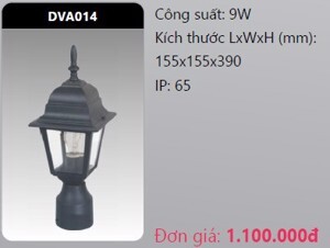 Đèn Led trụ cổng DVA014 5W