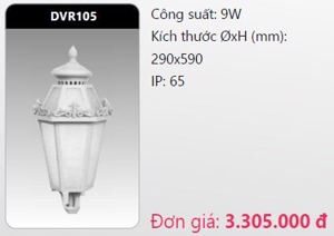 Đèn led trụ công viên Duhal DVR105 - 5W