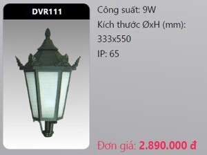 Đèn led trụ công viên Duhal DVR111 - 5W