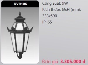 Đèn led trụ công viên Duhal DVR106 - 5W