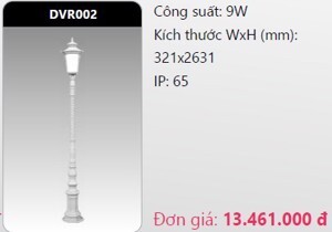 Đèn led trụ công viên Duhal DVR002 - 5W