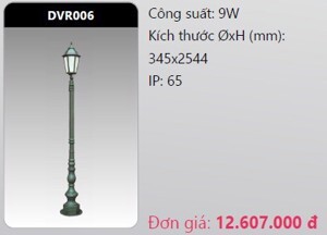 Đèn led trụ công viên Duhal DVR006 - 5W