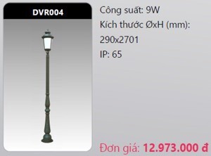 Đèn led trụ công viên Duhal DVR004