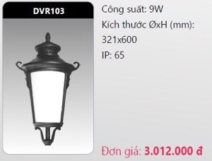 Đèn led trụ công viên Duhal DVR103 - 5W