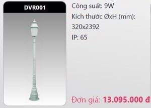 Đèn led trụ công viên Duhal DVR001 - 5W