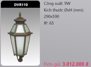 Đèn led trụ công viên Duhal DVR110 - 5W