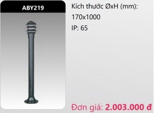 Đèn Led trụ sân vườn ABY219