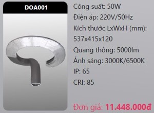 Đèn Led trụ sân vườn DOA001