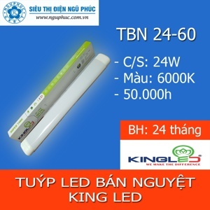 Đèn Led tuýp bán nguyệt 24W TBN-24-60 Kingled