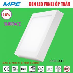 Đèn led vuông nổi MPE SSPL-18T 18W