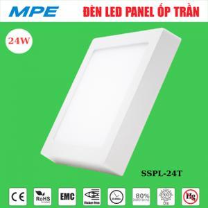 Đèn led vuông nổi MPE SSPL-24T 24W