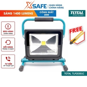 Đèn led xách tay dùng sạc Total TLP20301C