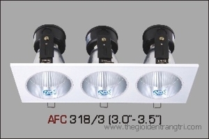 Đèn lon âm trần Anfaco AFC-318/3