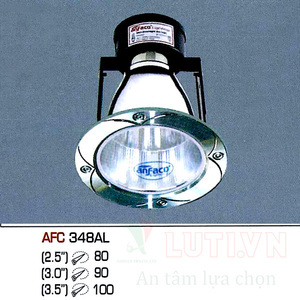 Đèn lon âm trần Anfaco AFC-348AL - 2.5 inch