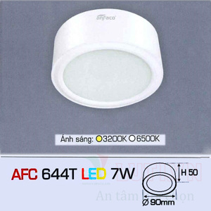 Đèn lon âm trần Anfaco AFC-644T - 7W