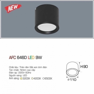 Đèn lon nổi led  AFC 646D 9W 1C