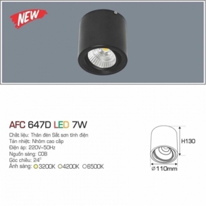 Đèn lon nổi led  AFC 647D 7W