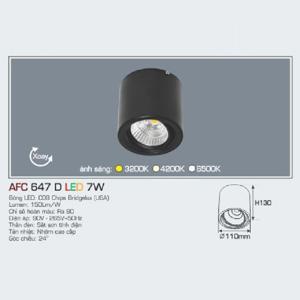 Đèn lon nổi led  AFC 647D 7W