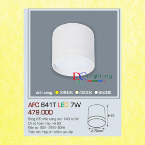 Đèn lon nôi LED Anfaco AFC-641T - 7W
