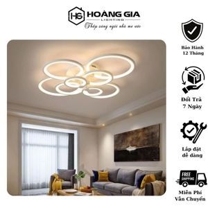 Đèn mâm 8 vòng tròn hiện đại