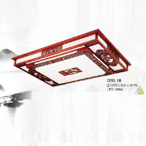 Đèn mâm áp trần gỗ LED L1000mm OTG18