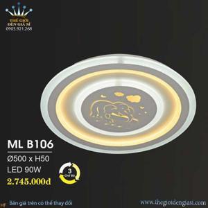 Đèn mâm áp trần LED Ø500mm MLB106