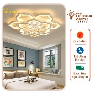 Đèn mâm hiện đại hoa sen 2042-12