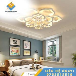 Đèn mâm hiện đại hoa sen 2042-12