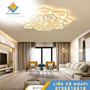 Đèn mâm hiện đại hoa sen 2042