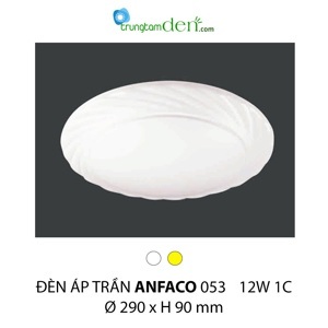 Đèn mâm ốp trần led Anfaco AFC-053 LED - 12W