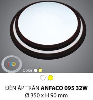 Đèn mâm ốp trần led Anfaco AFC-095-T6 - 32W