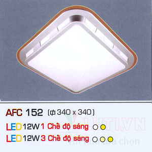 Đèn mâm ốp trần led Anfaco AFC-152-12W