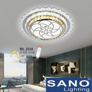 Đèn mâm ốp trần led ML2036