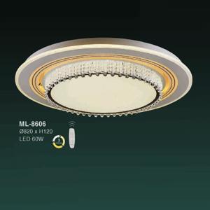 Đèn mâm ốp trần led  ML8606