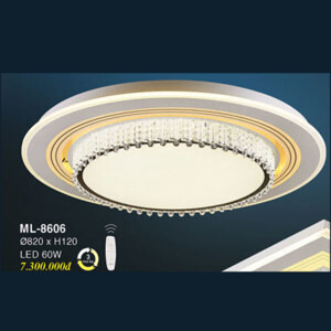 Đèn mâm ốp trần led  ML8606