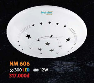 Đèn mâm ốp trần led NM-606