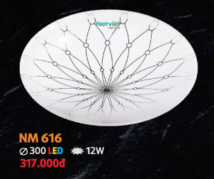 Đèn mâm ốp trần led NM-616