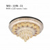 Đèn mâm ốp trần pha lê MO-1158-21