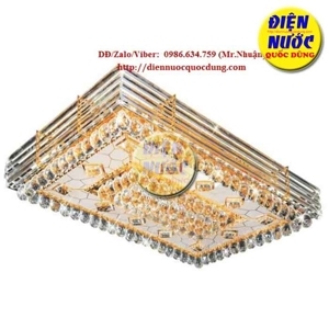 Đèn mâm ốp trần pha lê NC 8017